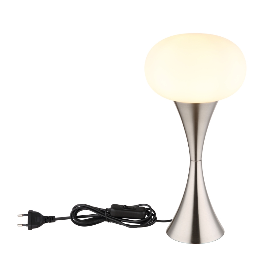 Globo - Stolna lampa 1xE14/25W/230V mat krom