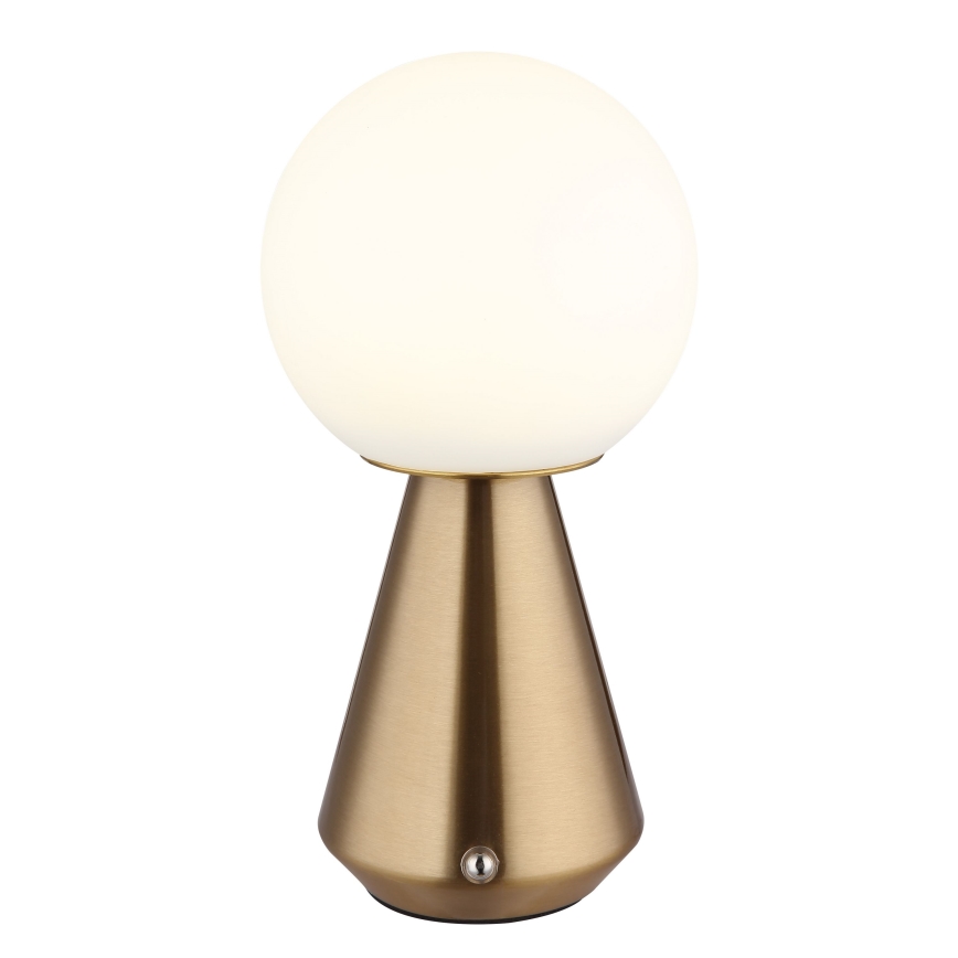 Globo - LED Prigušiva dodirna vanjska stolna lampa LED/1,5W/5V 3000/4500/6500K 1800 mAh IP41 bakrena
