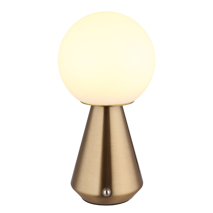 Globo - LED Prigušiva dodirna vanjska stolna lampa LED/1,5W/5V 3000/4500/6500K 1800 mAh IP41 bakrena
