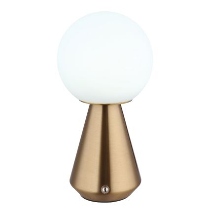 Globo - LED Prigušiva dodirna vanjska stolna lampa LED/1,5W/5V 3000/4500/6500K 1800 mAh IP41 bakrena