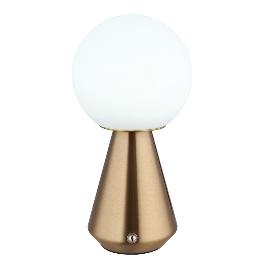 Globo - LED vanjska stolna lampa s dodirnim upravljanjem, prigušiva, LED/1,5W/5V 3000/4500/6500K 1800 mAh IP41, bakrena