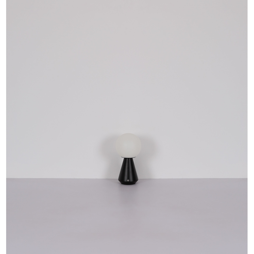 Globo - LED Prigušiva dodirna vanjska stolna lampa LED/1,5W/5V 3000/4500/6500K 1800 mAh IP41 crna