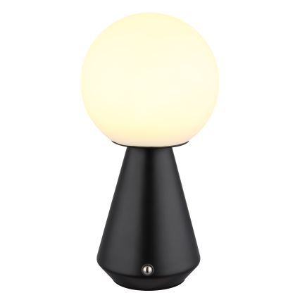 Globo - LED Prigušiva dodirna vanjska stolna lampa LED/1,5W/5V 3000/4500/6500K 1800 mAh IP41 crna
