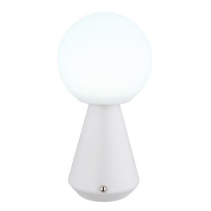 Globo - LED vanjska stolna lampa s dodirnim upravljanjem, prigušiva LED/1,5W/5V 3000/4500/6500K 1800 mAh IP41 bijela