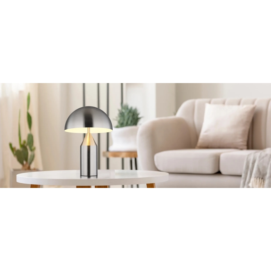 Globo - Stolna lampa 2xE27/40W/230V matni krom