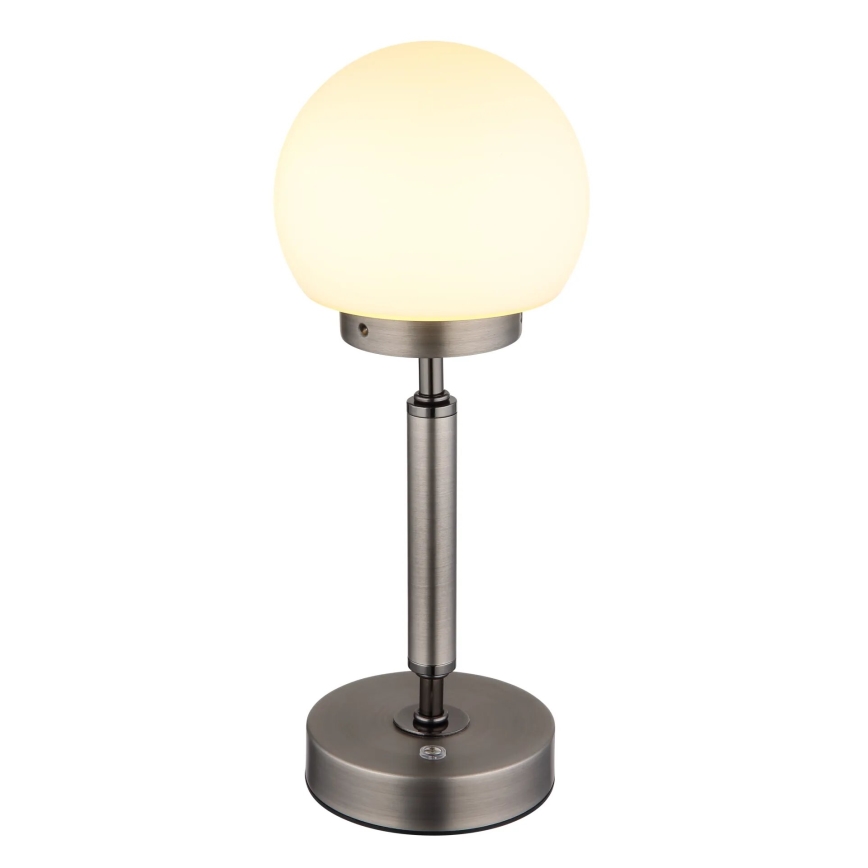 Globo - LED Prigušiva punjiva dodirna stolna lampa LED/2,5W/5V 1800mAh 2700/4000/6500K antracit