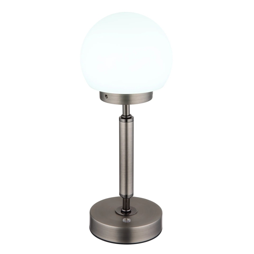 Globo - LED Prigušiva punjiva dodirna stolna lampa LED/2,5W/5V 1800mAh 2700/4000/6500K antracit