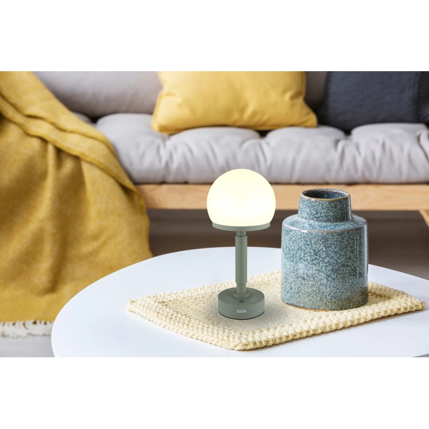Globo - LED Prigušiva punjiva dodirna stolna lampa LED/2,5W/5V 1800mAh 2800K zelena