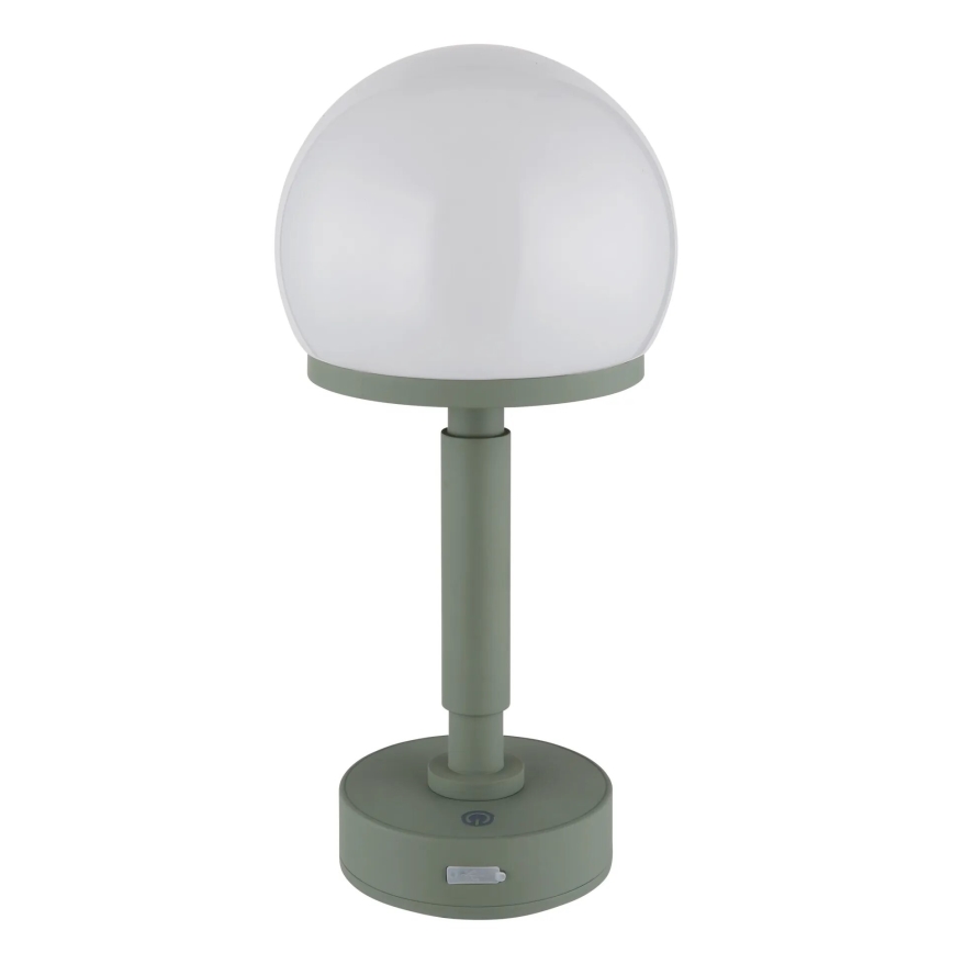 Globo - LED Prigušiva punjiva dodirna stolna lampa LED/2,5W/5V 1800mAh 2800K zelena