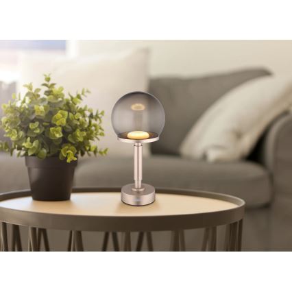 Globo - LED punjiva stolna lampa s dodirnim upravljačem, prigušivač LED/2,5W/5V 1800mAh 2700/4000/6500K ružičasto zlato