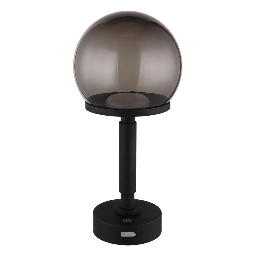 Globo - LED Prigušiva punjiva dodirna stolna lampa LED/2,5W/5V 1800mAh 2700/4000/6500K crna