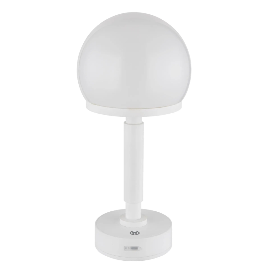 Globo - LED Prigušiva punjiva dodirna stolna lampa LED/2,5W/5V 1800mAh 2800K bijela