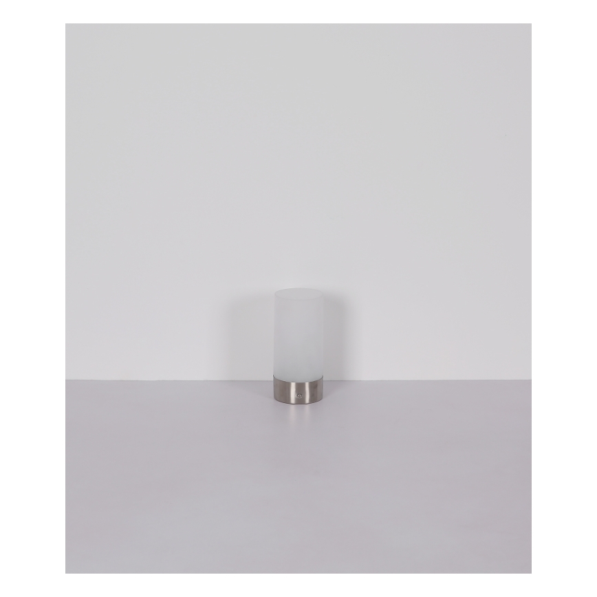 Globo - LED RGBW Prigušiva dodirna vanjska stolna lampa LED/1,8W/5V 1500 mAh IP44 mat krom