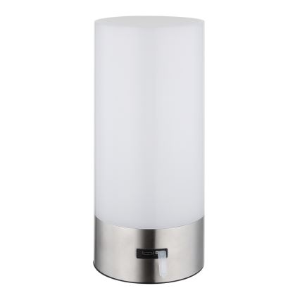 Globo - LED RGBW Prigušiva dodirna vanjska stolna lampa LED/1,8W/5V 1500 mAh IP44 mat krom