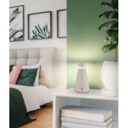 Globo - LED punjiva stolna lampa s dodirnim prigušivačem LED/1,2W/5V 1200 mAh 2700/4500/6000K