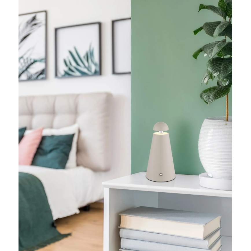 Globo - LED punjiva stolna lampa s dodirnim prigušivačem LED/1,2W/5V 1200 mAh 2700/4500/6000K