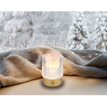 Globo - LED Prigušiva stolna lampa na dodir LED/1W/5V 3000K 1200 mAh zlatna