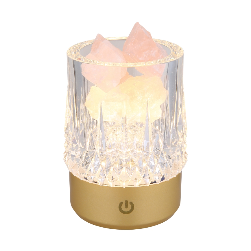 Globo - LED Prigušiva stolna lampa na dodir LED/1W/5V 3000K 1200 mAh zlatna