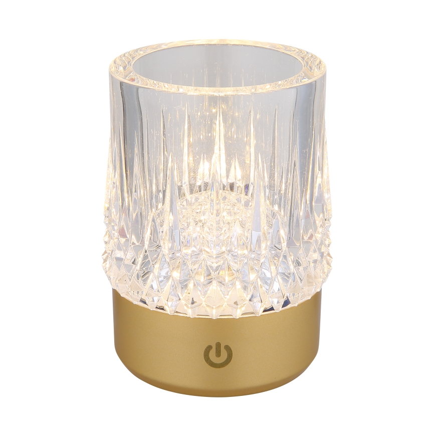Globo - LED Prigušiva stolna lampa na dodir LED/1W/5V 3000K 1200 mAh zlatna