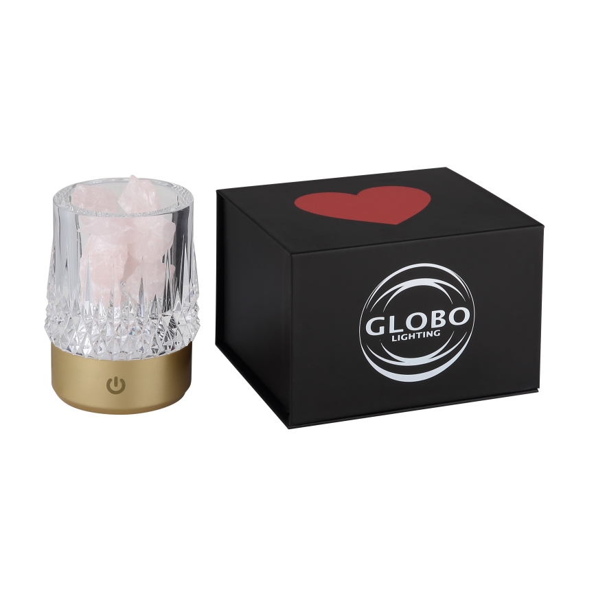 Globo - LED Prigušiva stolna lampa na dodir LED/1W/5V 3000K 1200 mAh zlatna