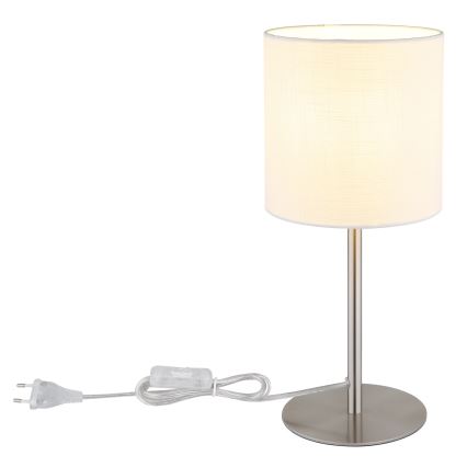 Globo - Stolna svjetiljka 1xE27/40W/230V bijela