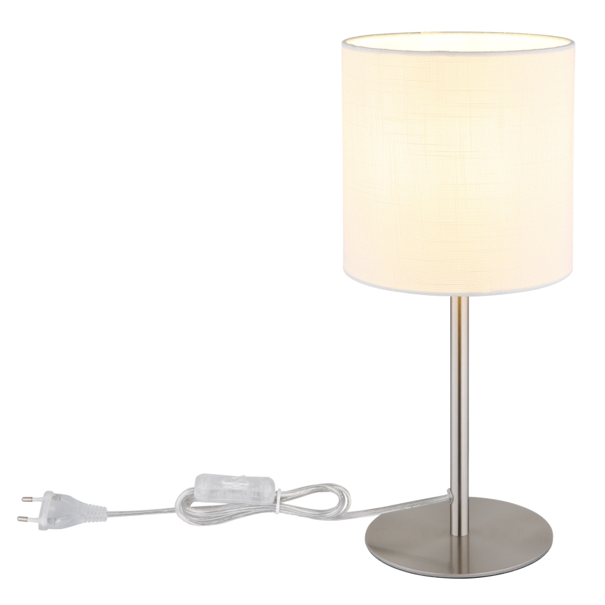 Globo - Stolna svjetiljka 1xE27/40W/230V bijela