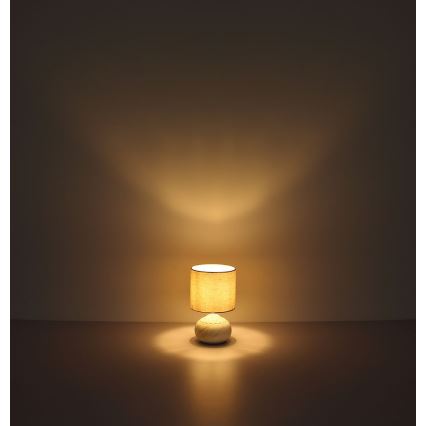 Globo - Stolna lampa 1xE14/40W/230V bež/keramika