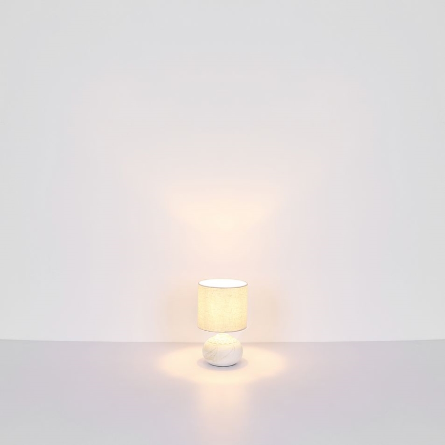 Globo - Stolna lampa 1xE14/40W/230V bež/keramika