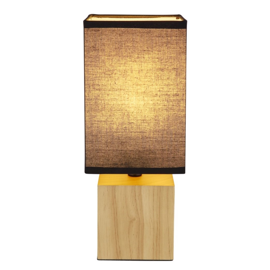 Globo - Stolna lampa 1xE27/7W/230V crna/smeđa