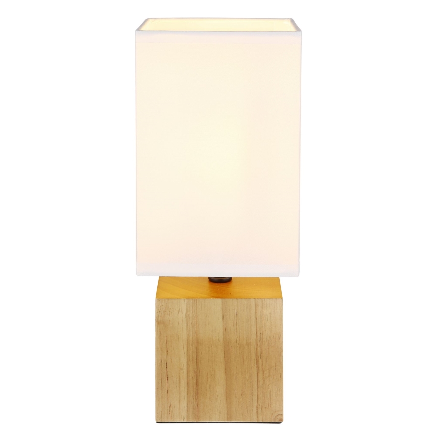 Globo - Stolna lampa 1xE27/7W/230V bijela/smeđa