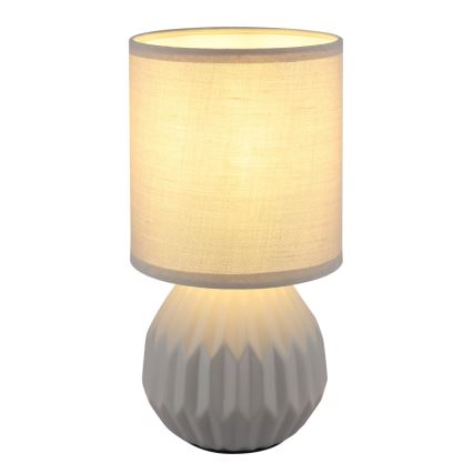 Globo - Stolna lampa 1xE14/40W/230V siva