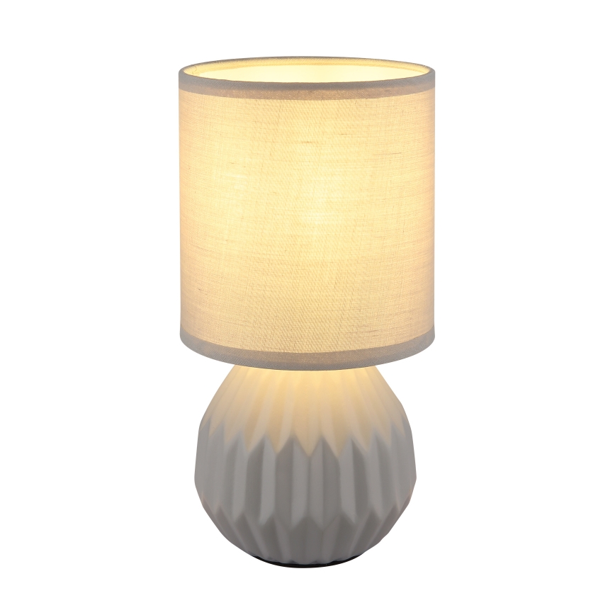 Globo - Stolna lampa 1xE14/40W/230V siva