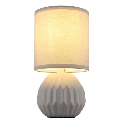 Globo - Stolna lampa 1xE14/40W/230V siva