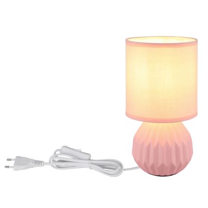 Globo - Stolna lampa 1xE14/40W/230V ružičasta
