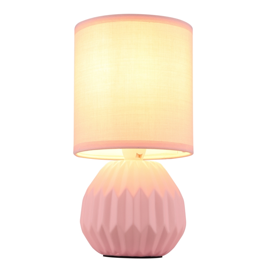 Globo - Stolna lampa 1xE14/40W/230V ružičasta