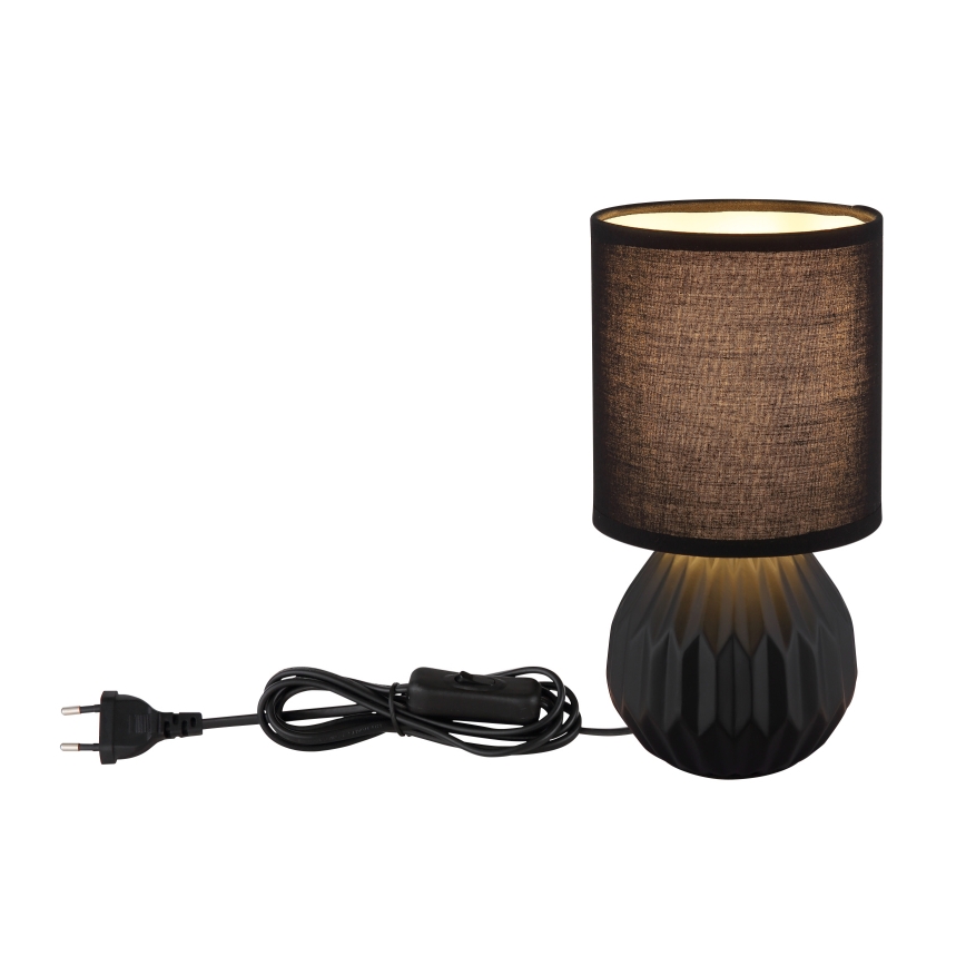Globo - Stolna lampa 1xE14/40W/230V crna