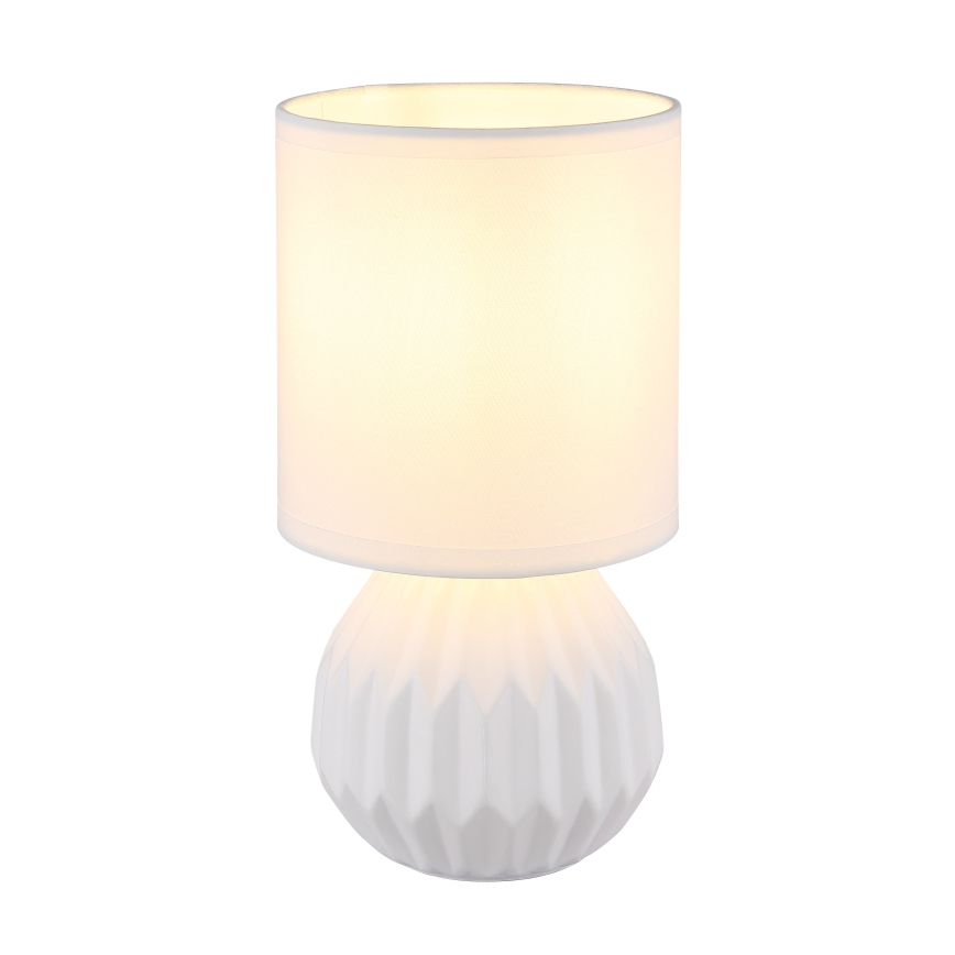 Globo - Stolna lampa 1xE14/40W/230V bijela