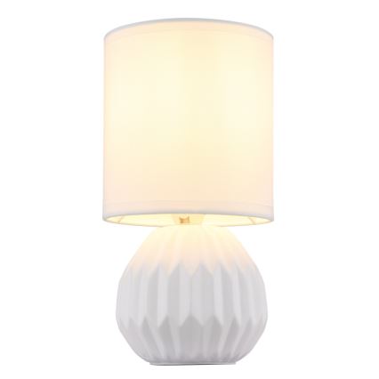 Globo - Stolna lampa 1xE14/40W/230V bijela