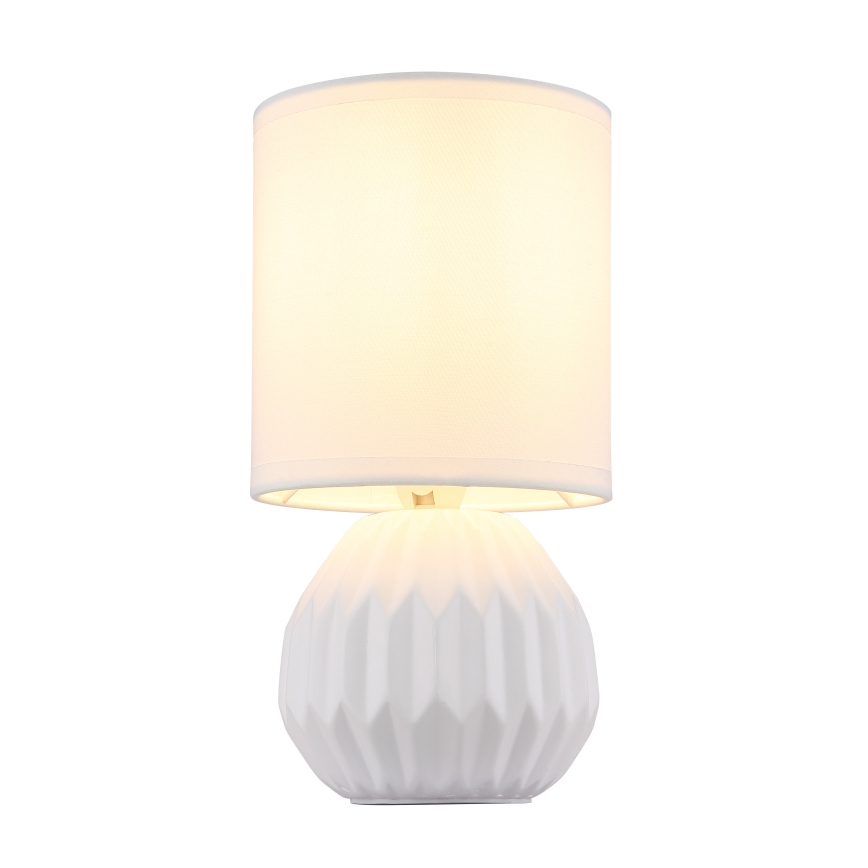 Globo - Stolna lampa 1xE14/40W/230V bijela