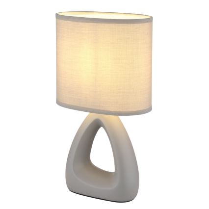 Globo - Stolna lampa 1xE14/40W/230V siva