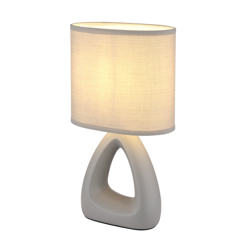 Globo - Stolna lampa 1xE14/40W/230V siva