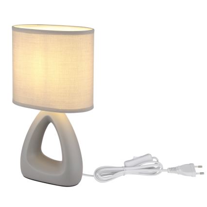 Globo - Stolna lampa 1xE14/40W/230V siva