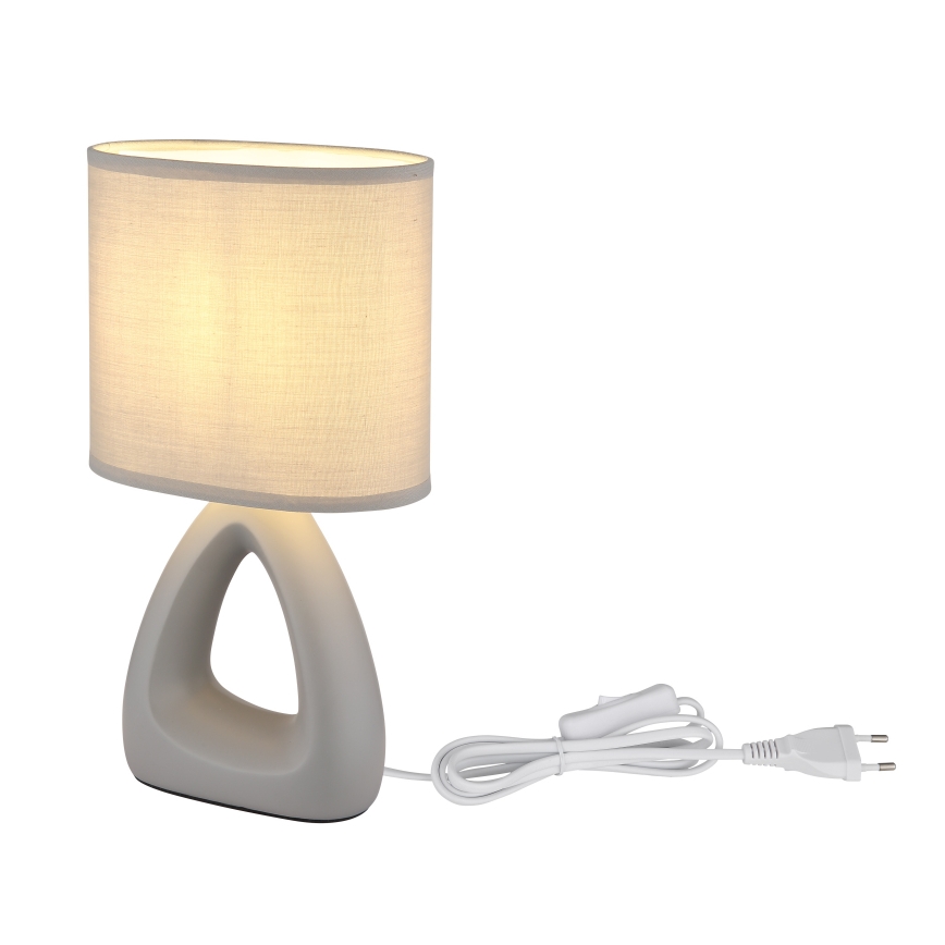 Globo - Stolna lampa 1xE14/40W/230V siva