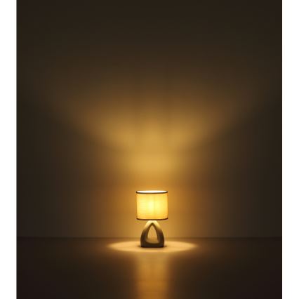 Globo - Stolna lampa 1xE14/40W/230V siva