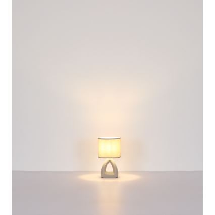 Globo - Stolna lampa 1xE14/40W/230V siva