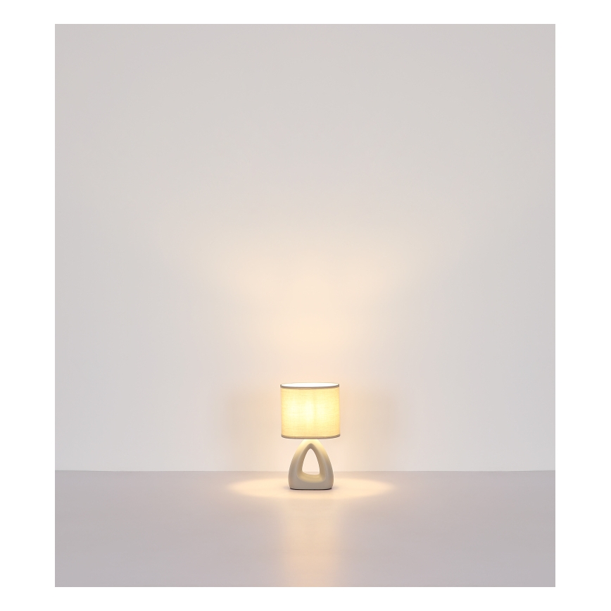 Globo - Stolna lampa 1xE14/40W/230V siva