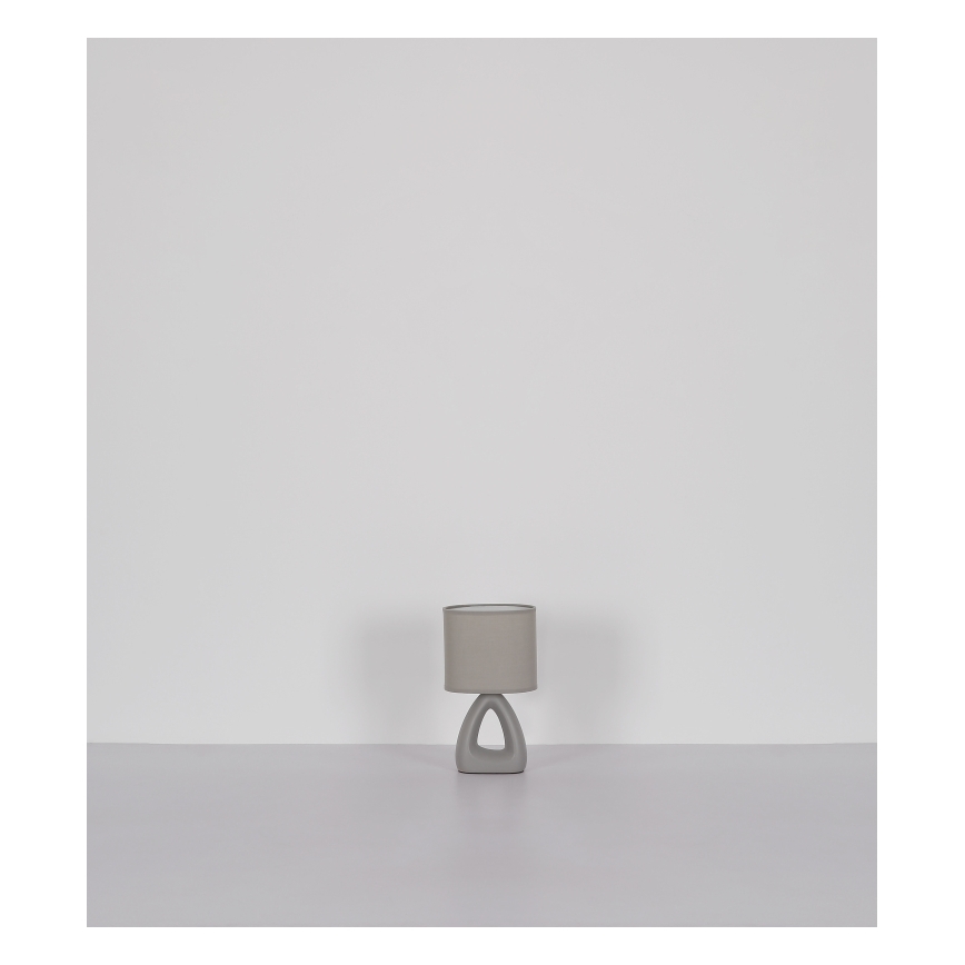 Globo - Stolna lampa 1xE14/40W/230V siva