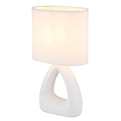 Globo - Stolna lampa 1xE14/40W/230V bijela