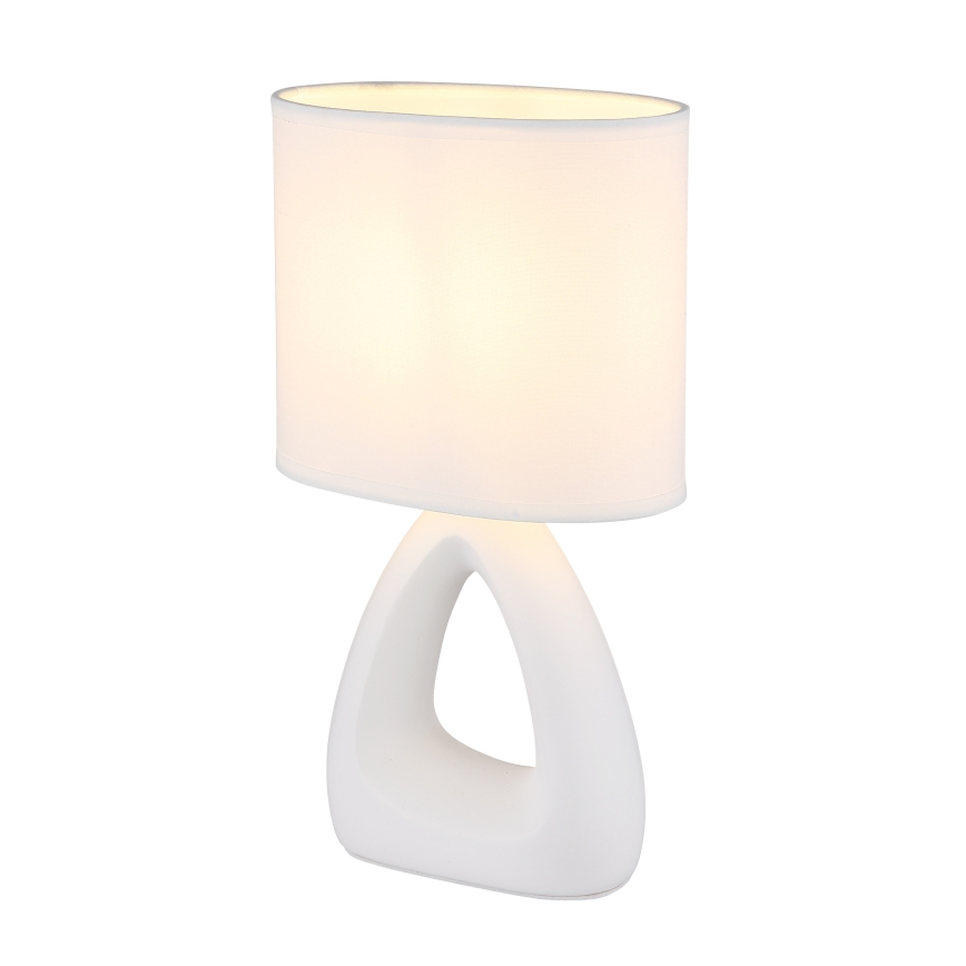 Globo - Stolna lampa 1xE14/40W/230V bijela