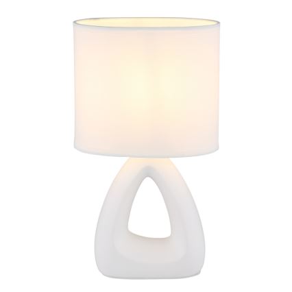 Globo - Stolna lampa 1xE14/40W/230V bijela